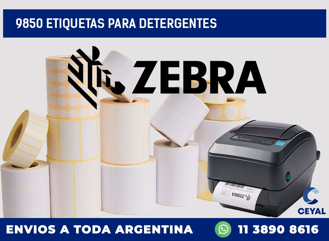 9850 ETIQUETAS PARA DETERGENTES