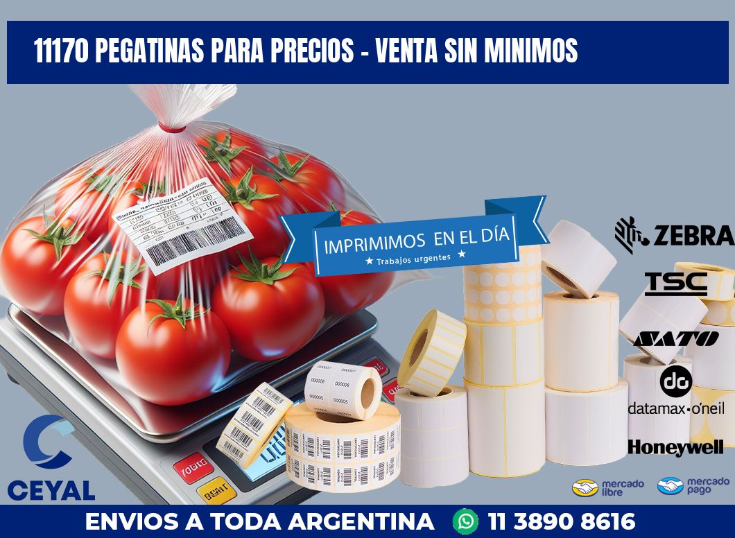 11170 PEGATINAS PARA PRECIOS - VENTA SIN MINIMOS