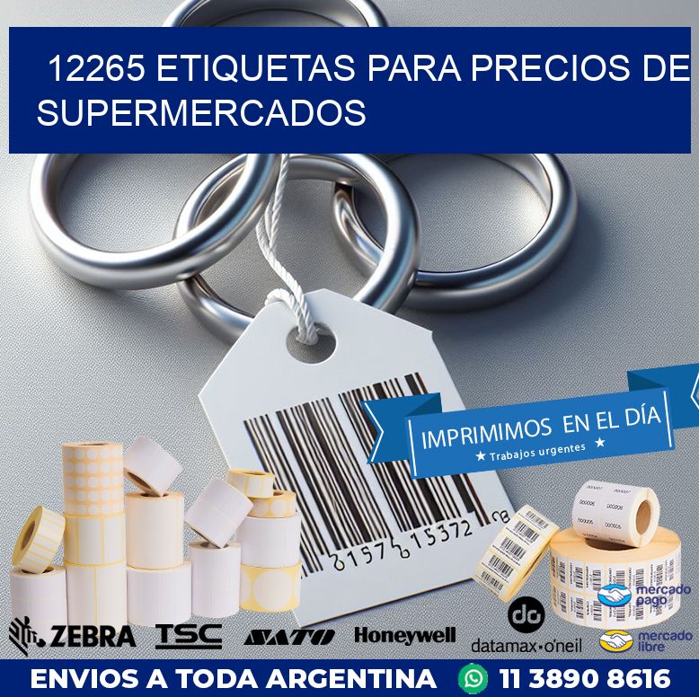 12265 ETIQUETAS PARA PRECIOS DE SUPERMERCADOS