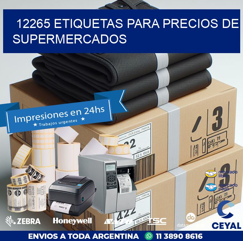 12265 ETIQUETAS PARA PRECIOS DE SUPERMERCADOS