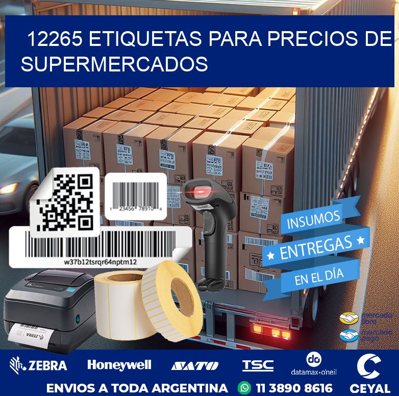 12265 ETIQUETAS PARA PRECIOS DE SUPERMERCADOS