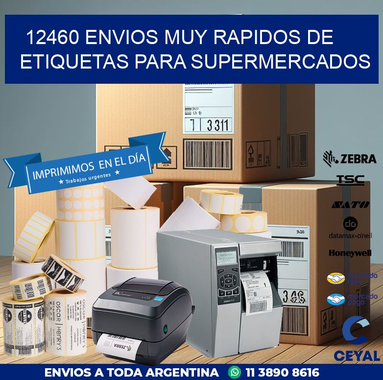 12460 ENVIOS MUY RAPIDOS DE ETIQUETAS PARA SUPERMERCADOS