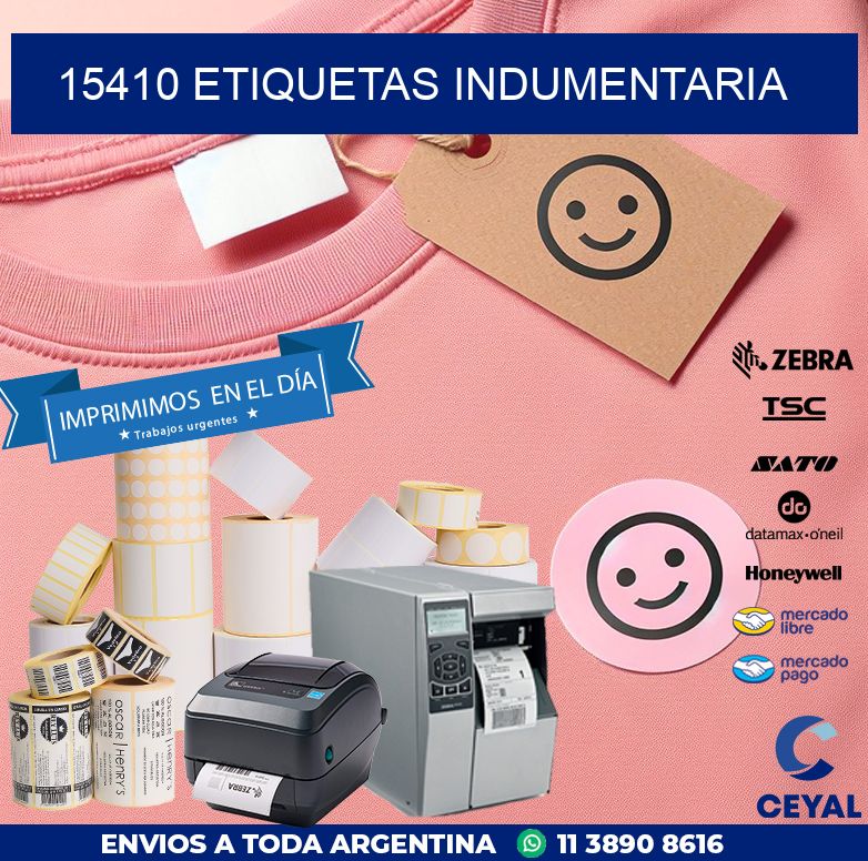 15410 ETIQUETAS INDUMENTARIA
