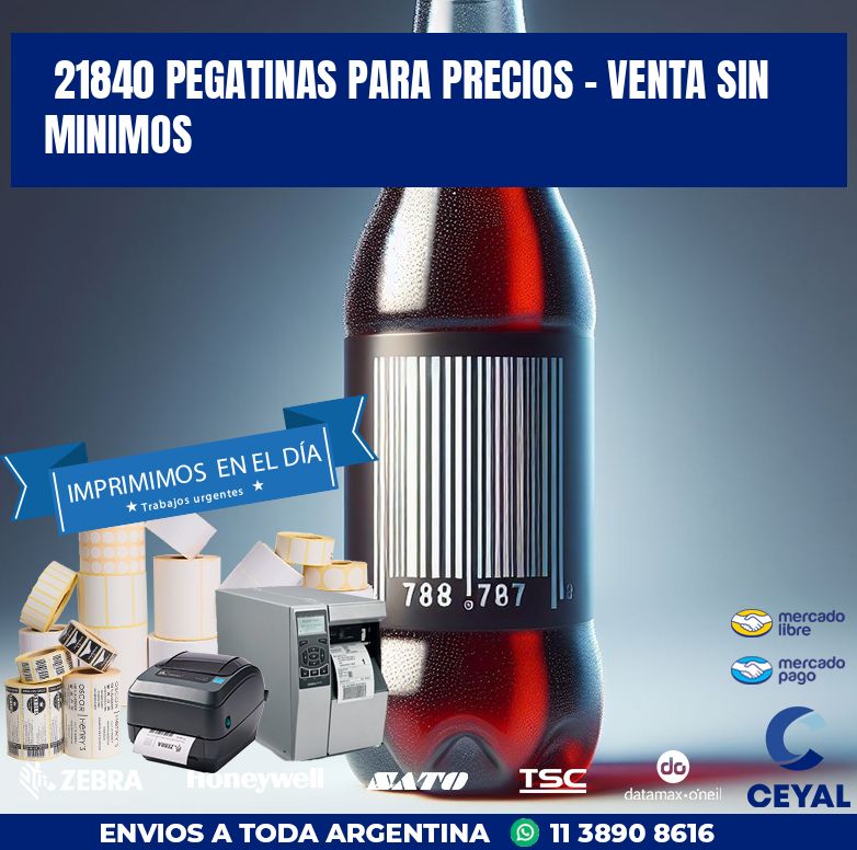 21840 PEGATINAS PARA PRECIOS - VENTA SIN MINIMOS