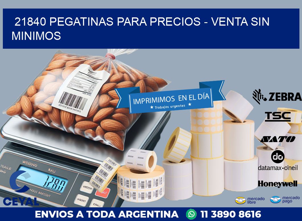21840 PEGATINAS PARA PRECIOS – VENTA SIN MINIMOS