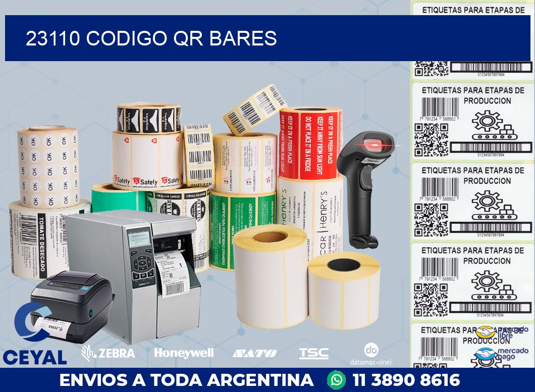 23110 CODIGO QR BARES
