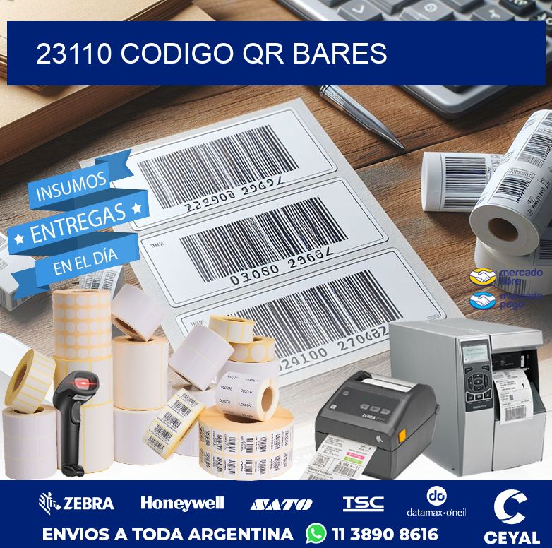 23110 CODIGO QR BARES