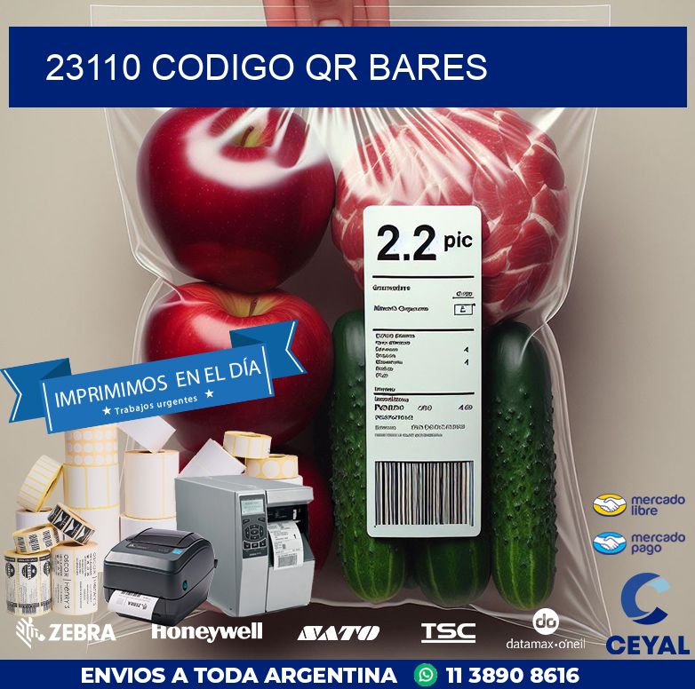 23110 CODIGO QR BARES