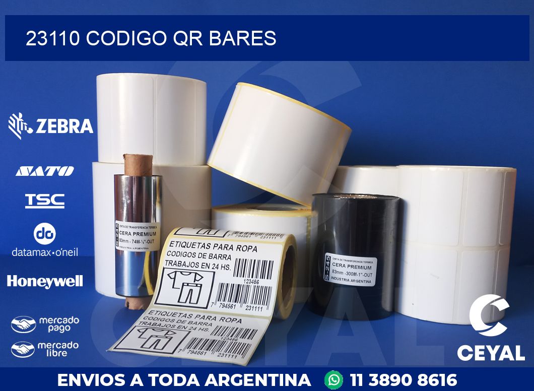 23110 CODIGO QR BARES