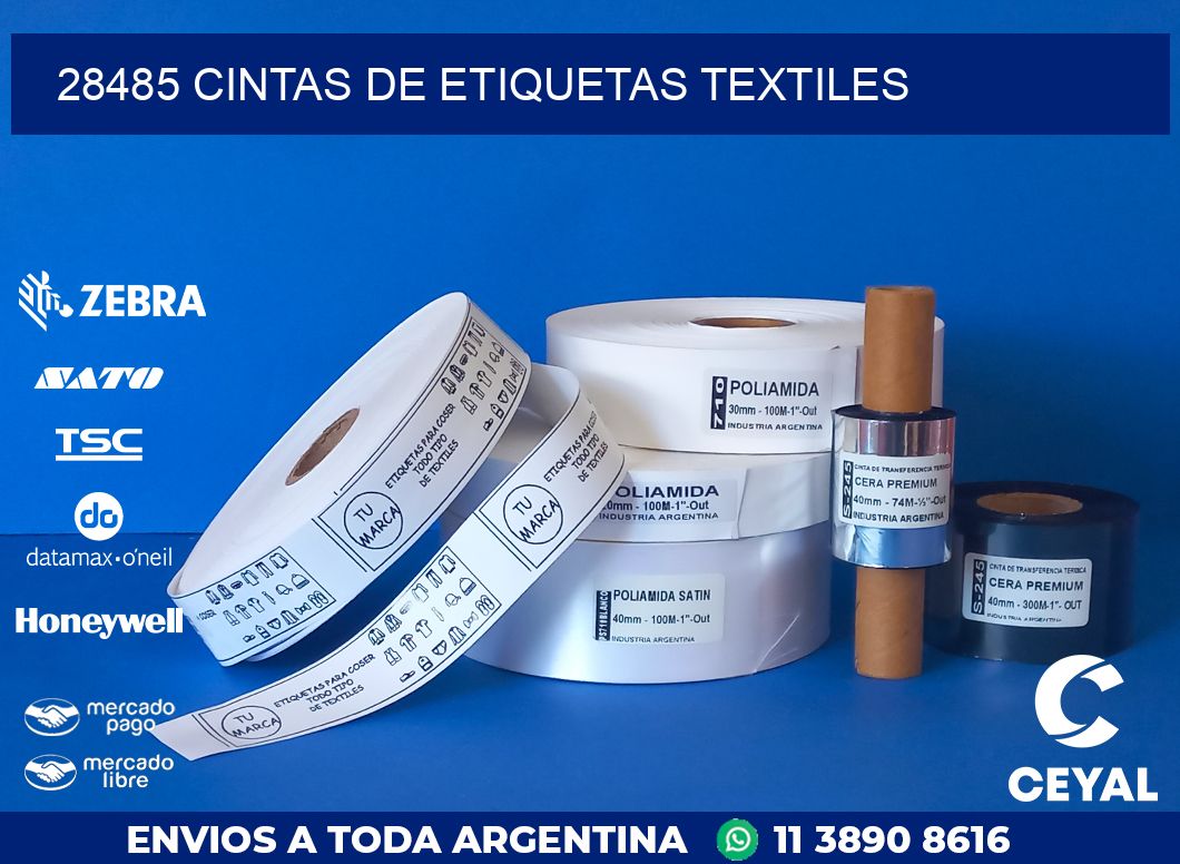 28485 CINTAS DE ETIQUETAS TEXTILES