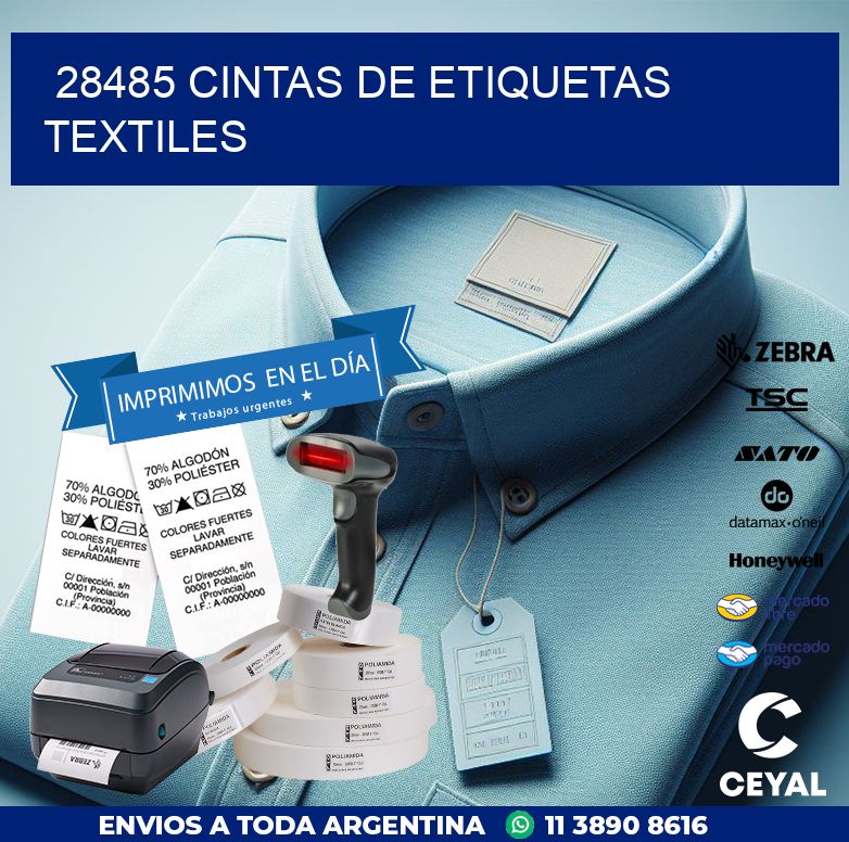28485 CINTAS DE ETIQUETAS TEXTILES