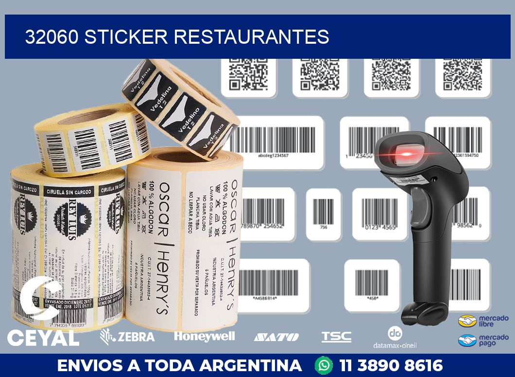 32060 STICKER RESTAURANTES
