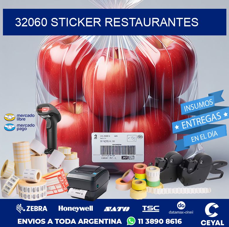 32060 STICKER RESTAURANTES