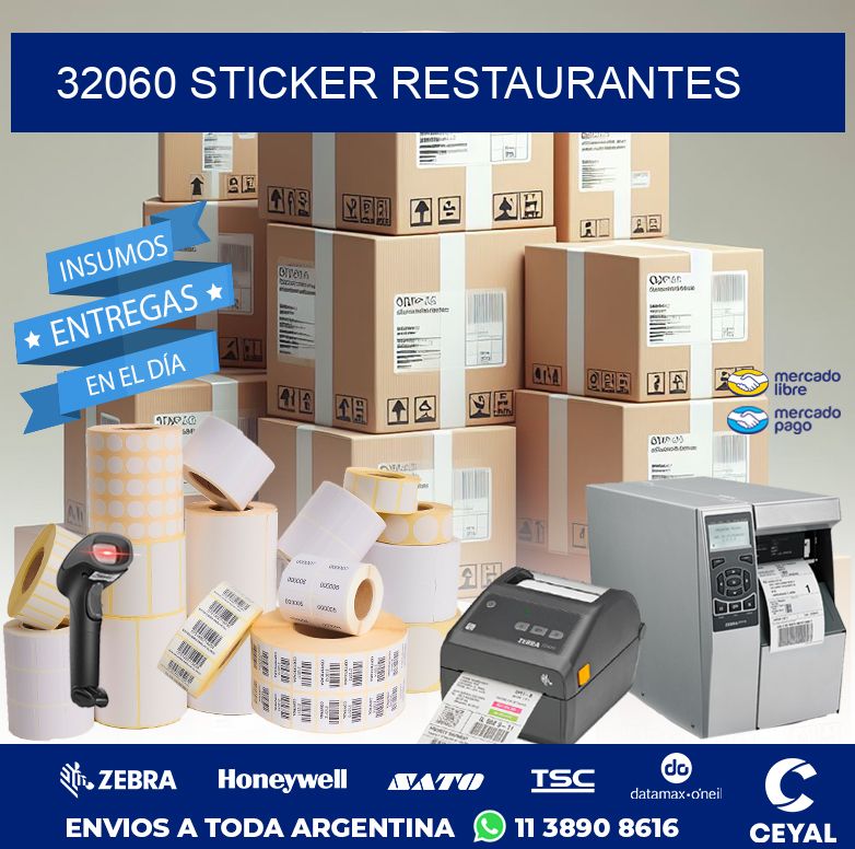 32060 STICKER RESTAURANTES