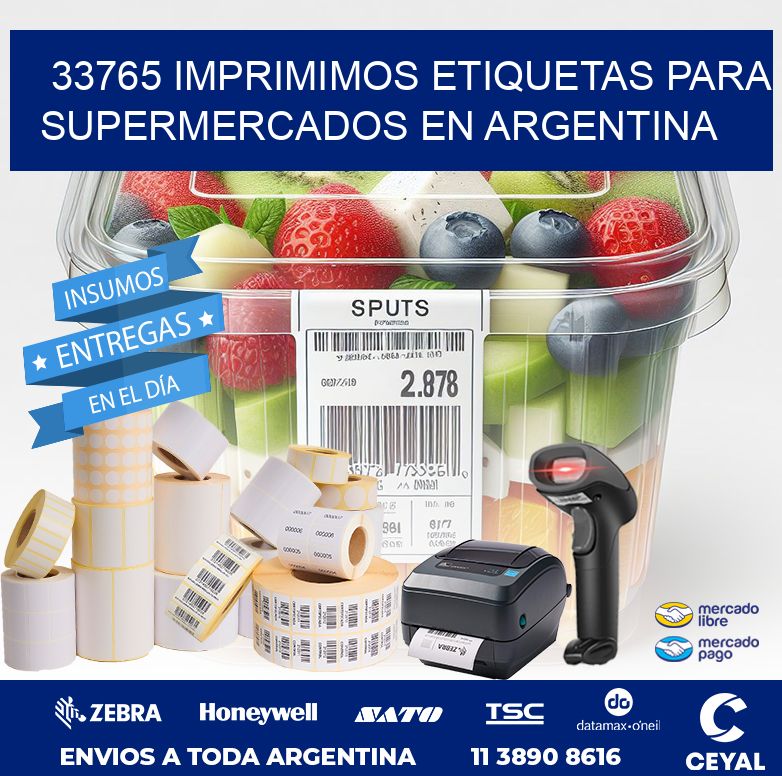 33765 IMPRIMIMOS ETIQUETAS PARA SUPERMERCADOS EN ARGENTINA