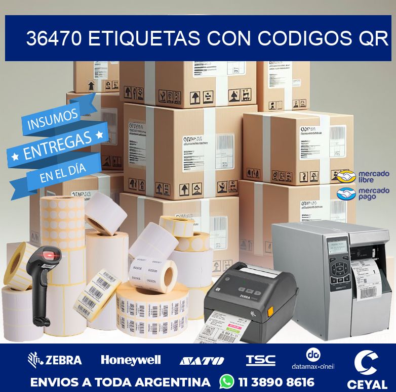 36470 ETIQUETAS CON CODIGOS QR