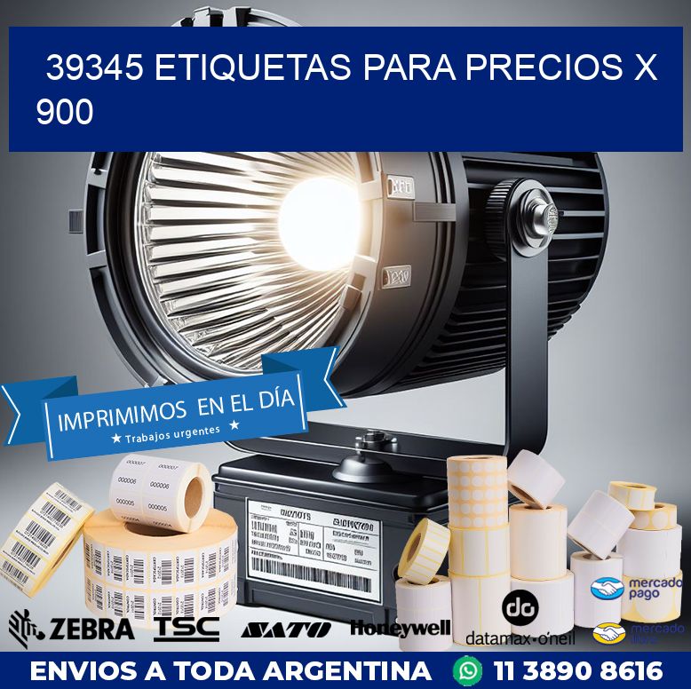 39345 ETIQUETAS PARA PRECIOS X 900