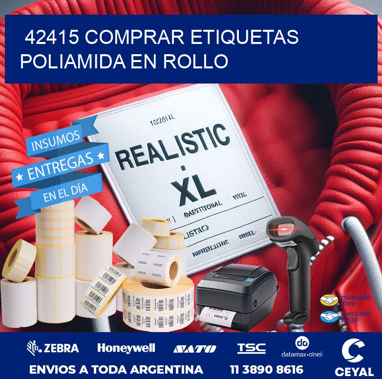 42415 COMPRAR ETIQUETAS POLIAMIDA EN ROLLO
