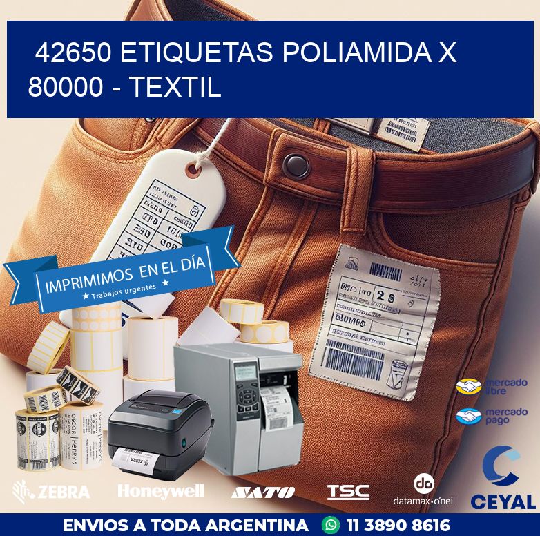 42650 ETIQUETAS POLIAMIDA X 80000 – TEXTIL