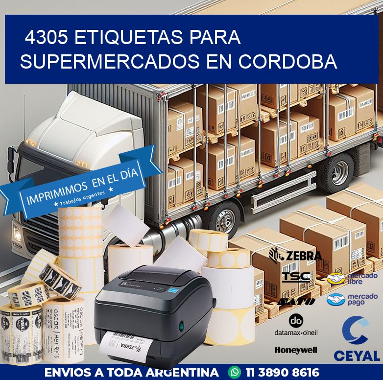 4305 ETIQUETAS PARA SUPERMERCADOS EN CORDOBA