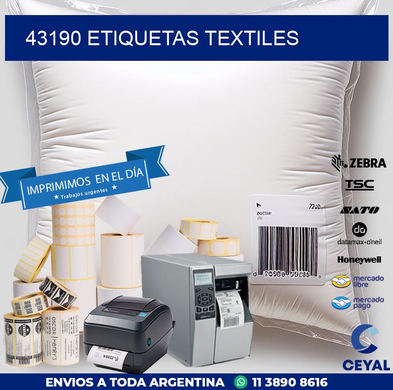 43190 ETIQUETAS TEXTILES