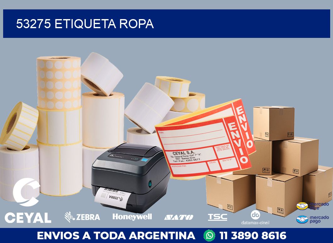 53275 ETIQUETA ROPA