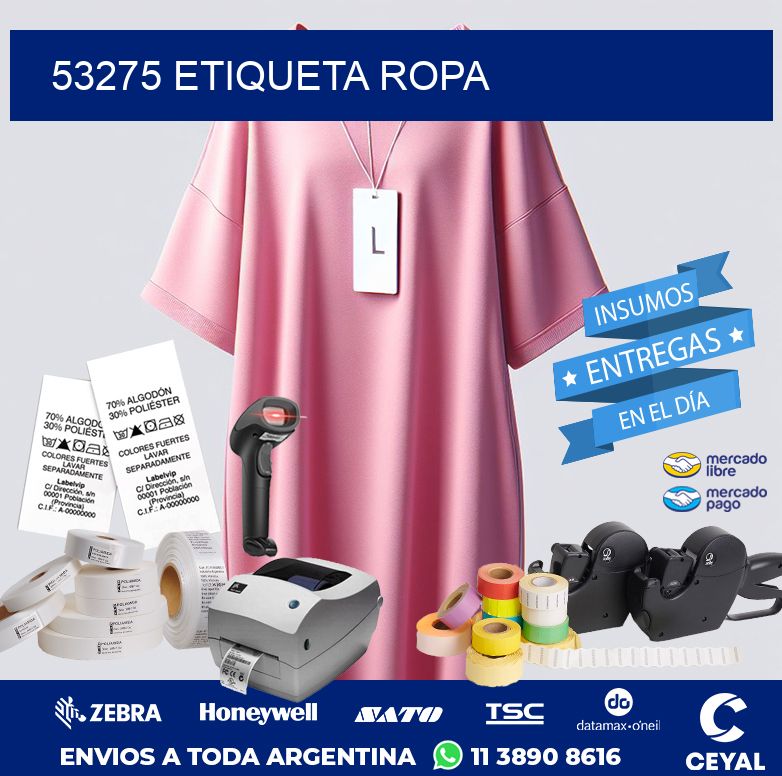 53275 ETIQUETA ROPA