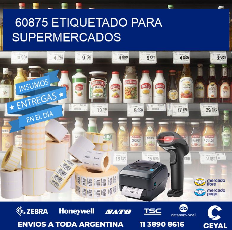 60875 ETIQUETADO PARA SUPERMERCADOS