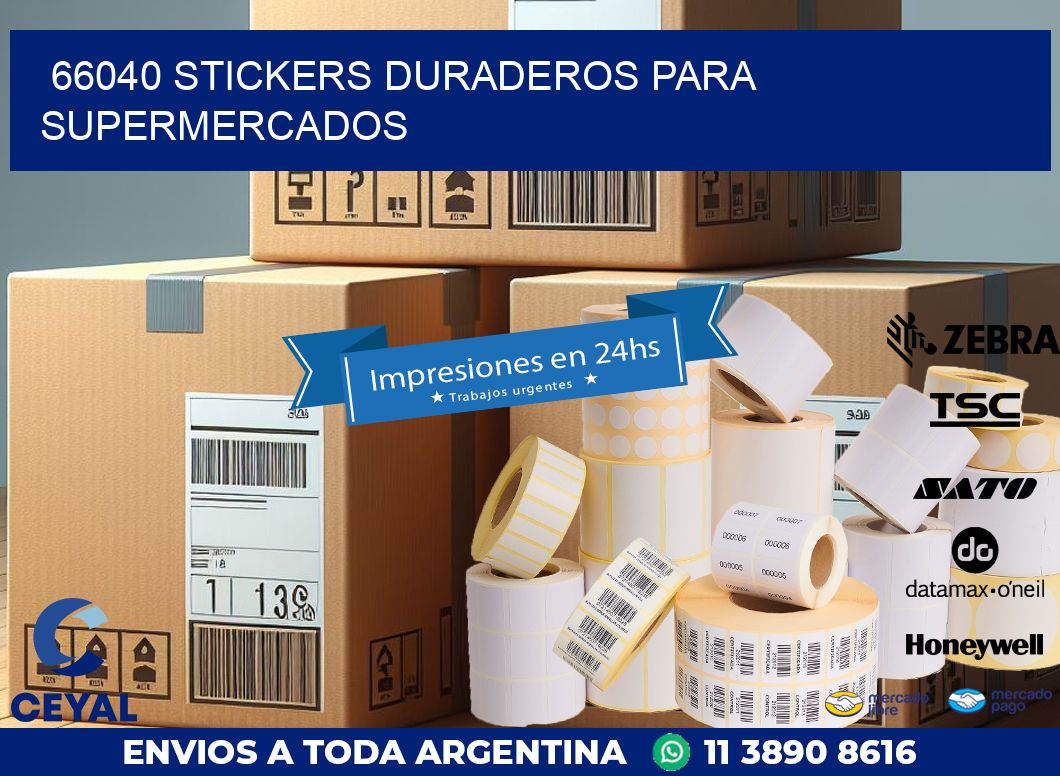 66040 STICKERS DURADEROS PARA SUPERMERCADOS