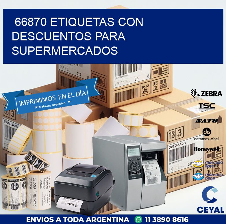 66870 ETIQUETAS CON DESCUENTOS PARA SUPERMERCADOS