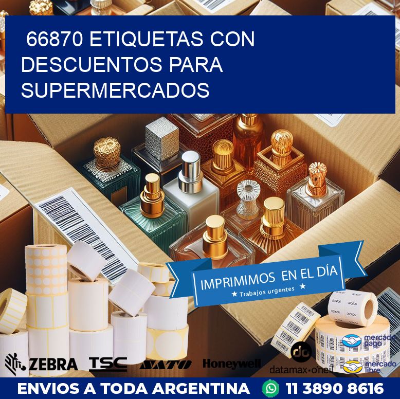 66870 ETIQUETAS CON DESCUENTOS PARA SUPERMERCADOS