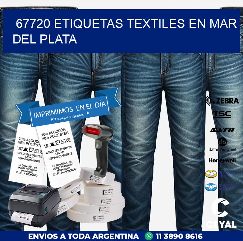 67720 ETIQUETAS TEXTILES EN MAR DEL PLATA