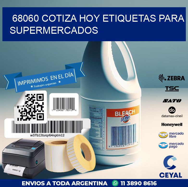 68060 COTIZA HOY ETIQUETAS PARA SUPERMERCADOS