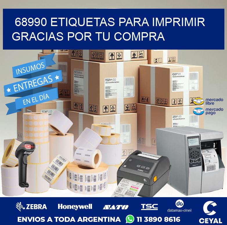 68990 ETIQUETAS PARA IMPRIMIR GRACIAS POR TU COMPRA