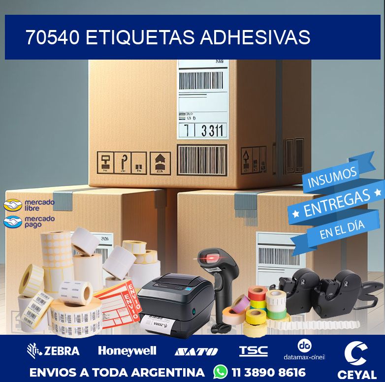 70540 ETIQUETAS ADHESIVAS