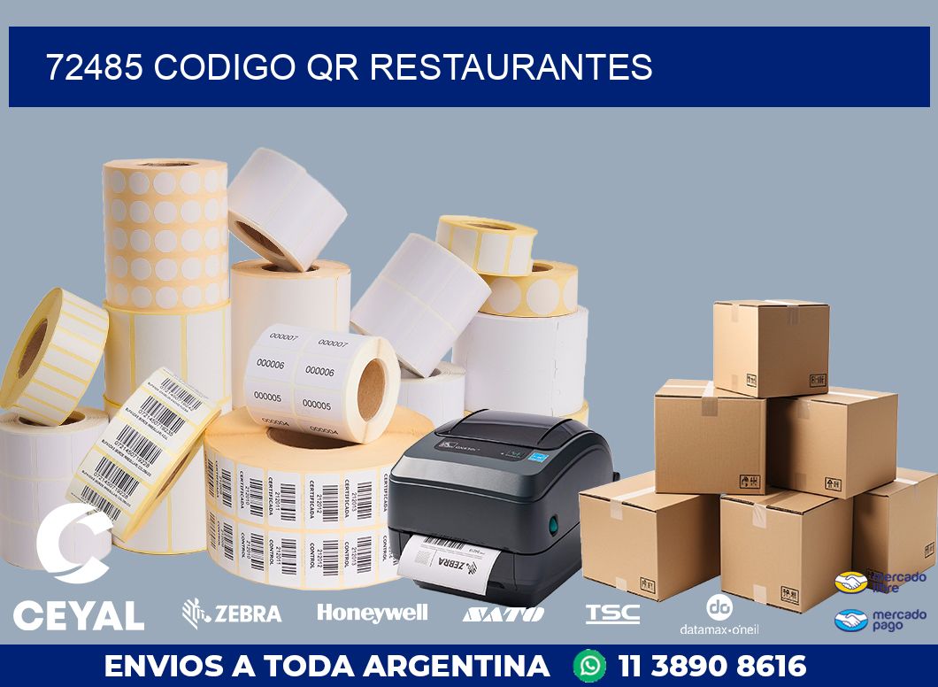 72485 CODIGO QR RESTAURANTES