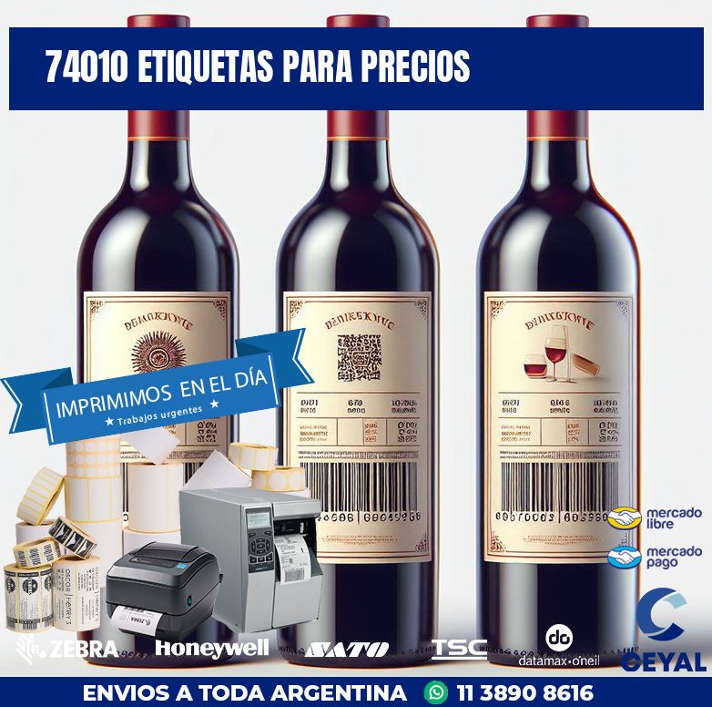 74010 ETIQUETAS PARA PRECIOS