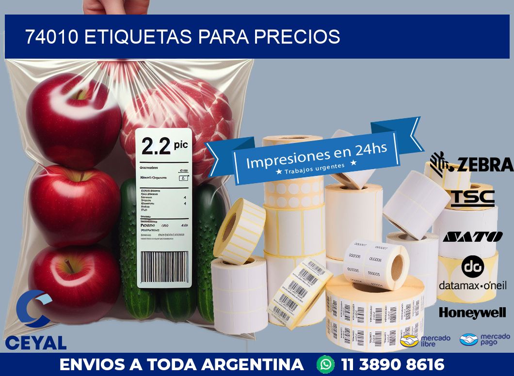 74010 ETIQUETAS PARA PRECIOS
