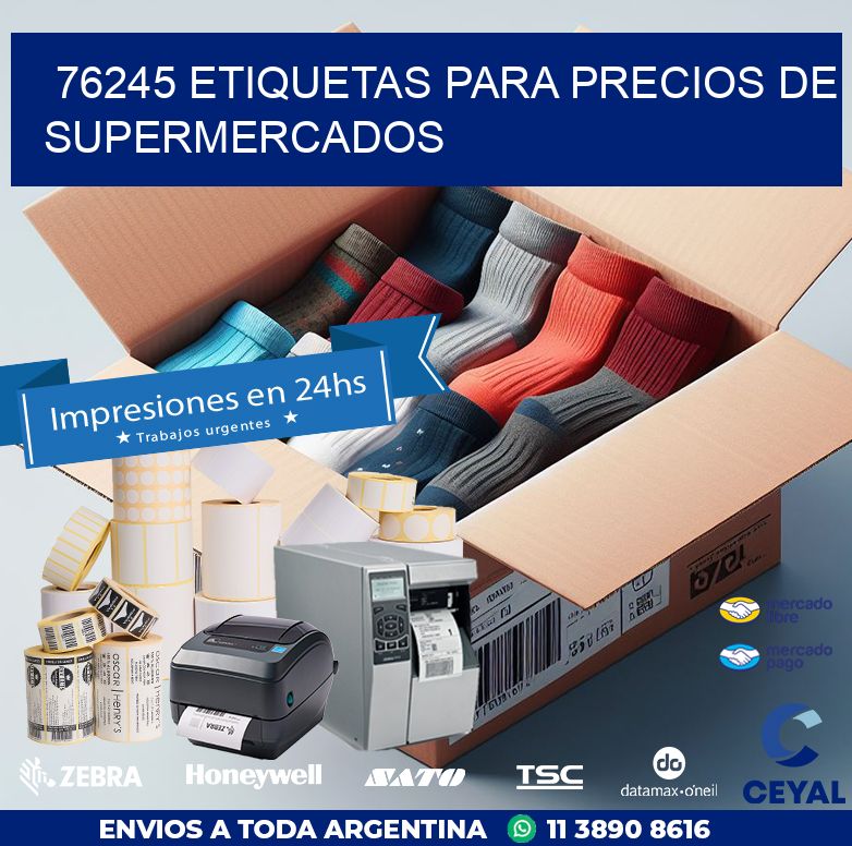 76245 ETIQUETAS PARA PRECIOS DE SUPERMERCADOS