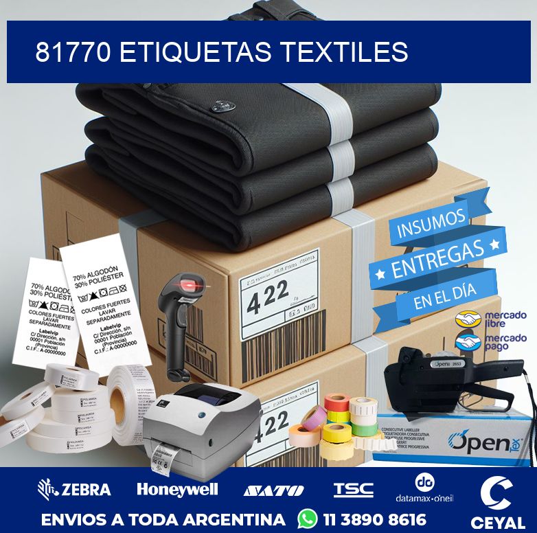 81770 ETIQUETAS TEXTILES