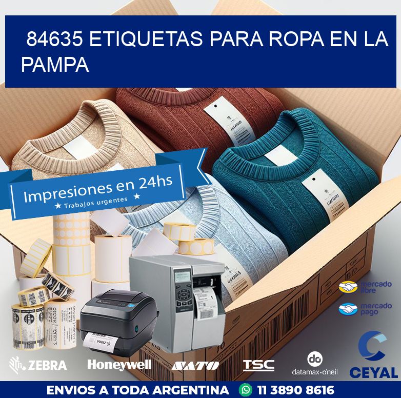 84635 ETIQUETAS PARA ROPA EN LA PAMPA