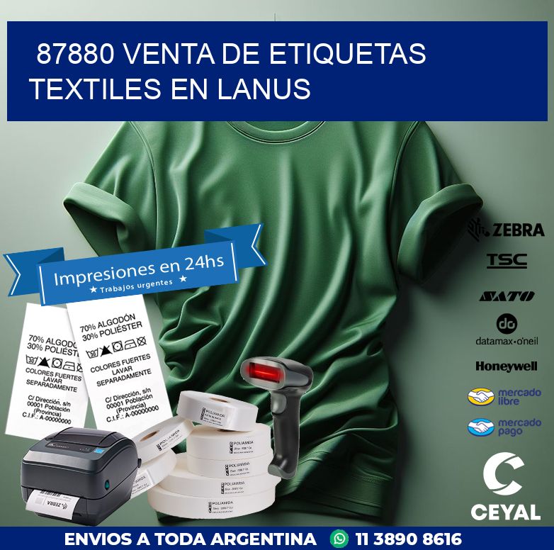 87880 VENTA DE ETIQUETAS TEXTILES EN LANUS
