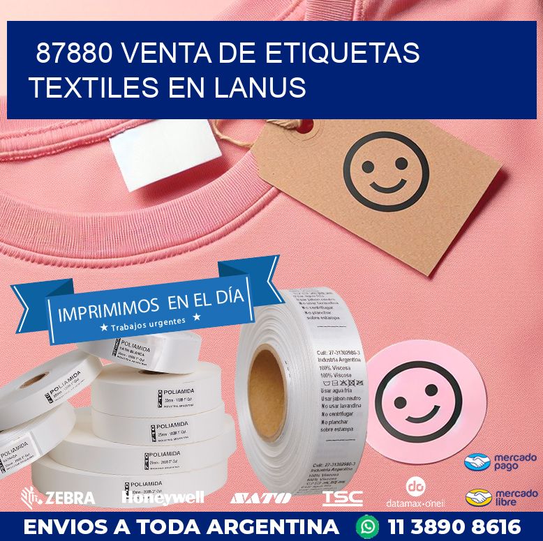 87880 VENTA DE ETIQUETAS TEXTILES EN LANUS