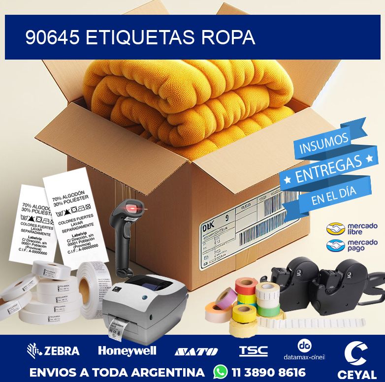 90645 ETIQUETAS ROPA