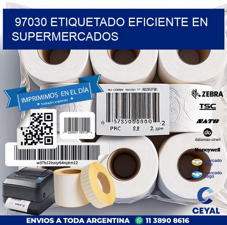 97030 ETIQUETADO EFICIENTE EN SUPERMERCADOS