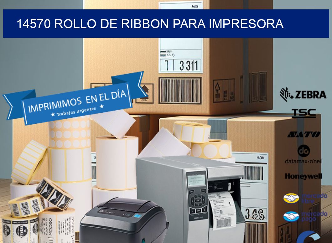 14570 ROLLO DE RIBBON PARA IMPRESORA