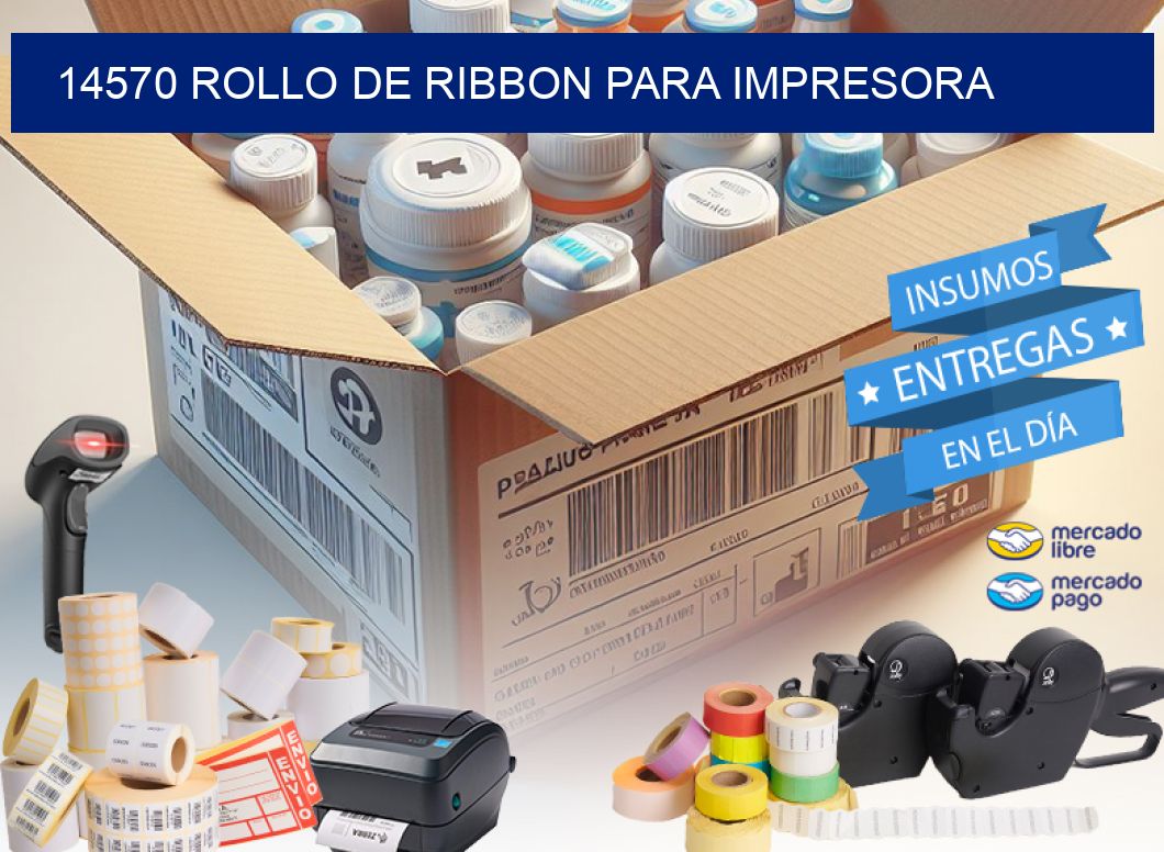 14570 ROLLO DE RIBBON PARA IMPRESORA