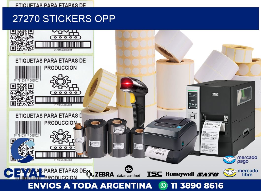 27270 STICKERS OPP