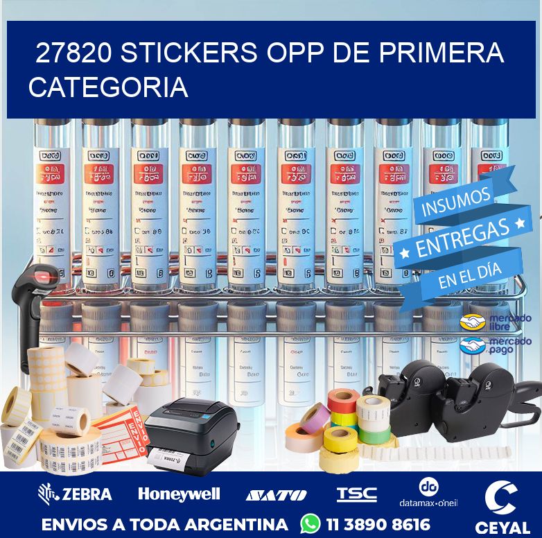 27820 STICKERS OPP DE PRIMERA CATEGORIA