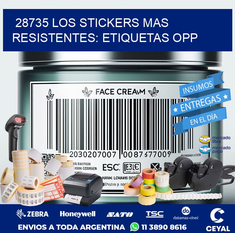 28735 LOS STICKERS MAS RESISTENTES: ETIQUETAS OPP
